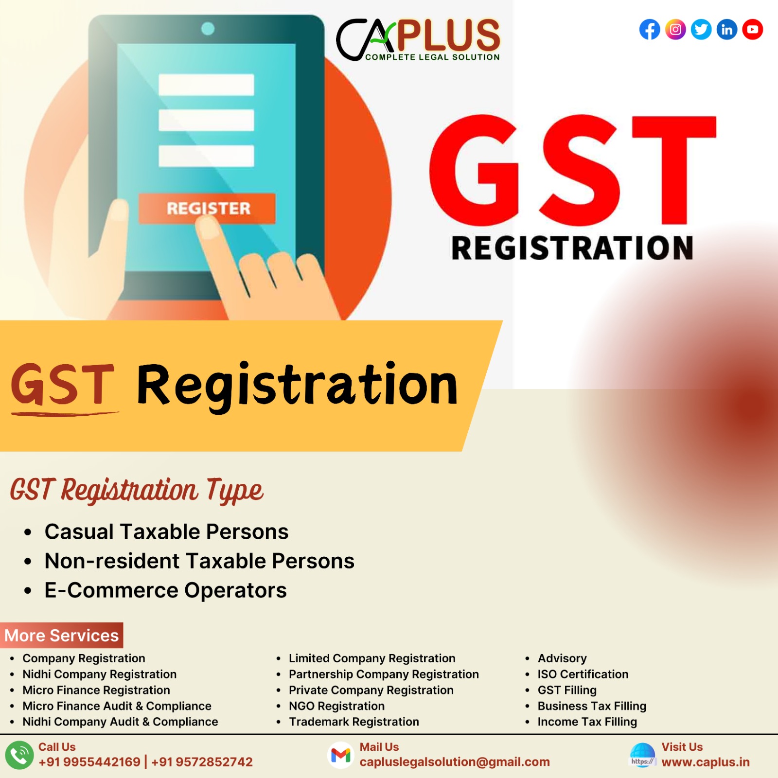 GST Registration | Department of Goods and Services Tax - photo