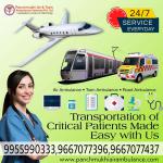Take First–Class Charter Air Ambulance Services in Kolkata by Panchmukhi at a Low Cost - Services advertisement in Kolkata