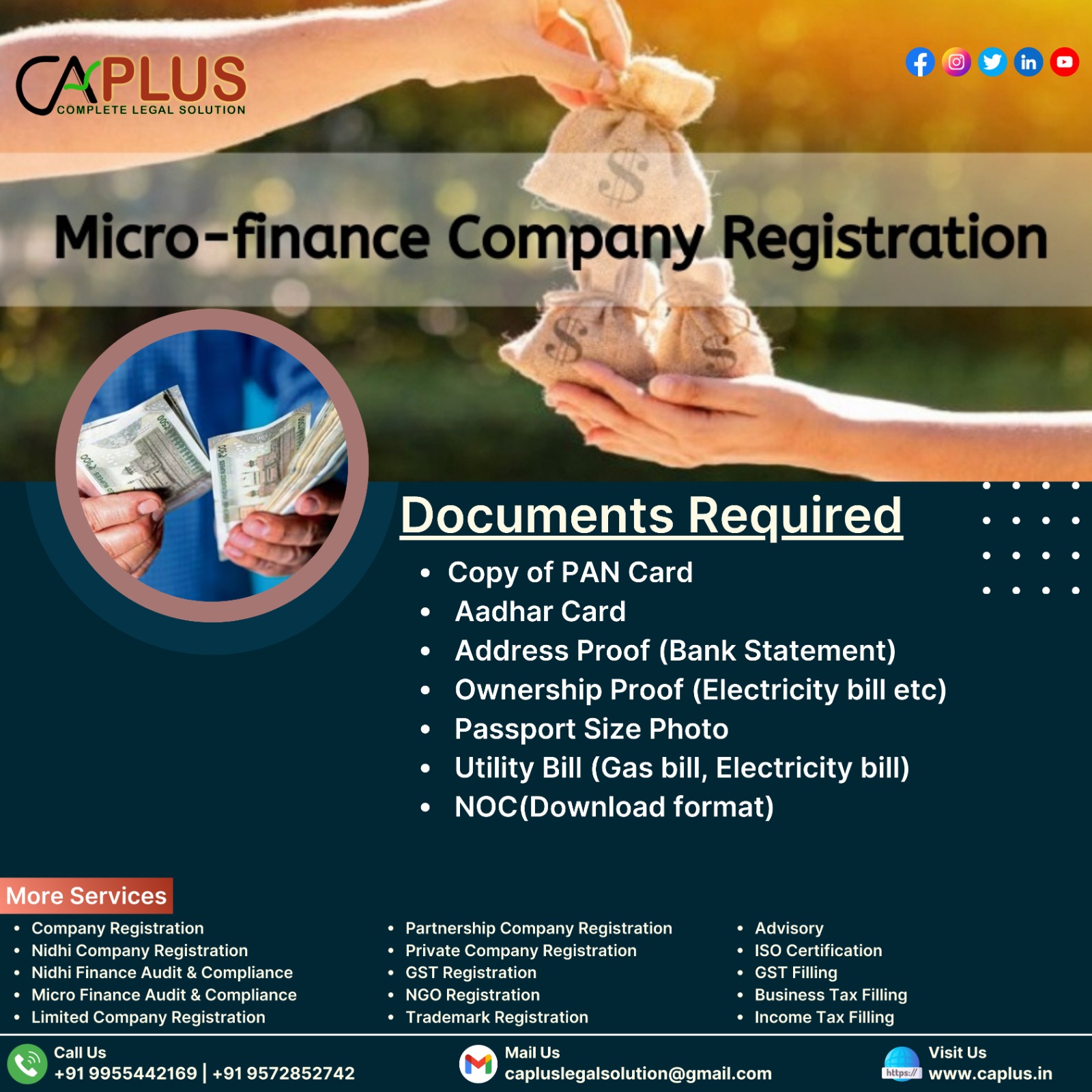 Microfinance Company Registration | at best price - photo